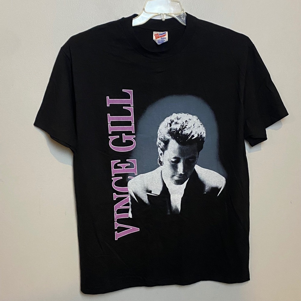 Vtg 90s‎ Vince Gill I Believe In You 1994 Tour T Shirt Black Large Single Stitch